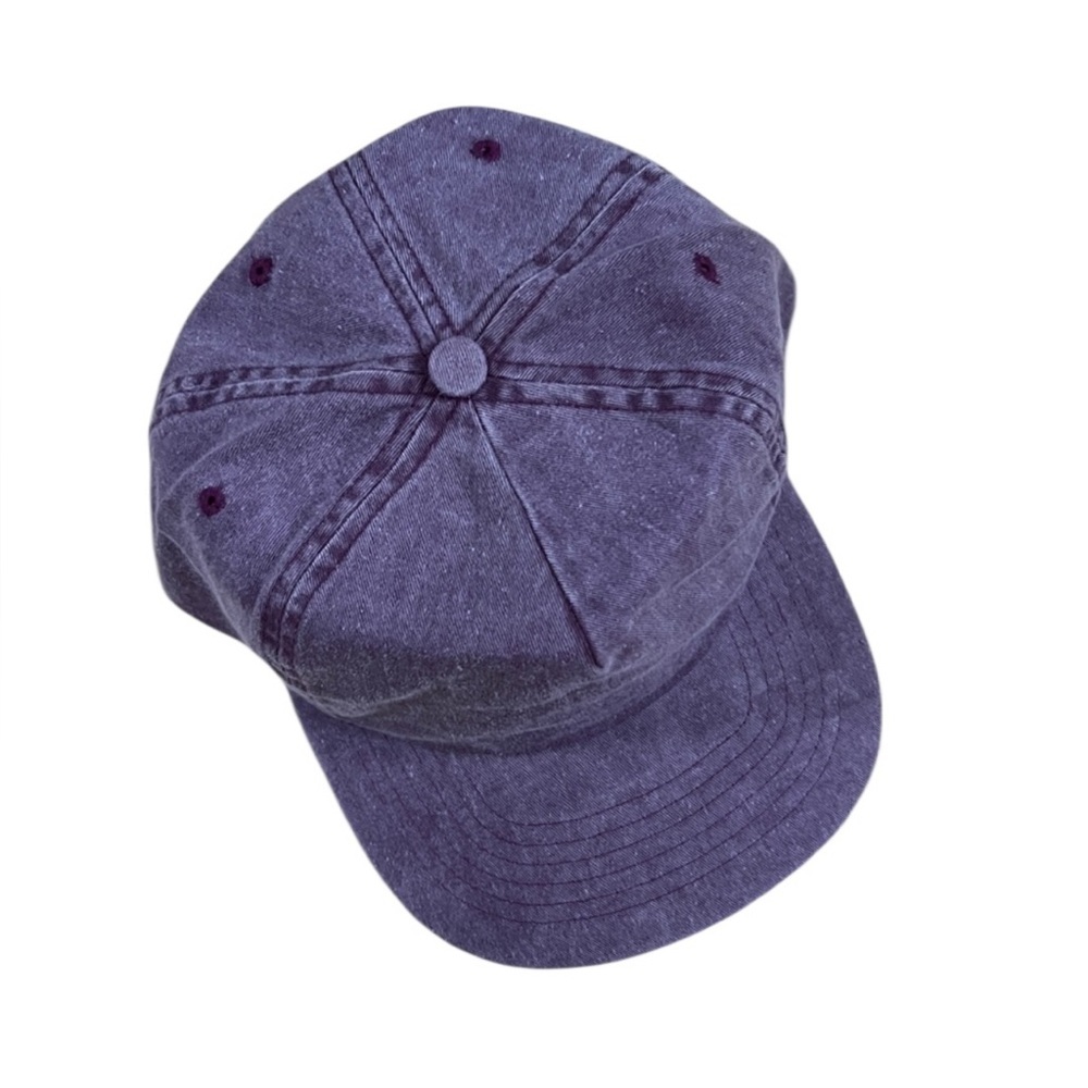 San Sun Womens Purple Snap Back Trucker Baseball Hat One Size